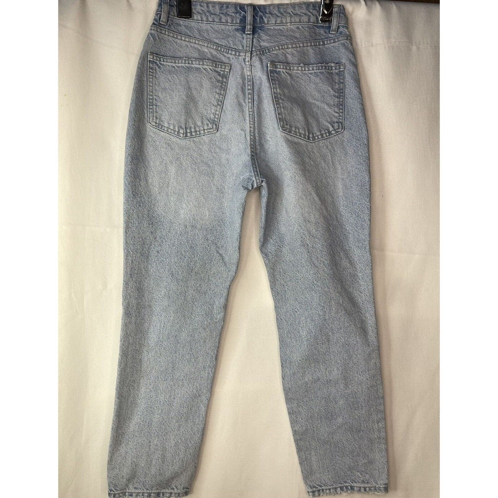 Zara high waisted ripped wide leg baggy jeans size 8 90s - Picture 7 of 7